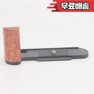 FM 2 퀵 릴리스 플레이트 니콘 카메라용 나무 손잡이 L 브래킷(우드그립 포함) 수직 촬영 마운트