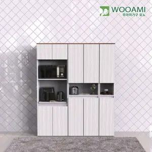 우아미가구 모노 프렌 템바보드 냉장고 틈새장 주방수납장 JD5055