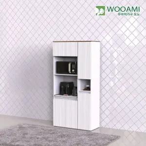 우아미가구 모노 프렌 템바보드 렌지대 전자렌지수납장 JD5053