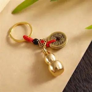 예쁜 남녀 공용 엽전 키링 차량용 키홀더 열쇠 고리
