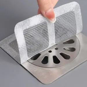 배수구 하수구 머리카락 이물질 커버 메쉬 스티커 배수구망 거름망
