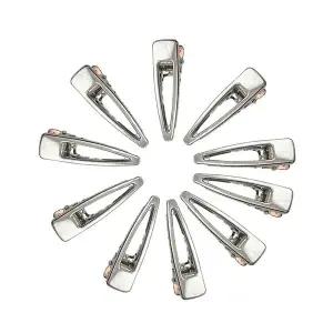 [골드스마일]화장 옆머리 고정 메탈 실버 헤어핀 5.5cm 레트로핀 하이틴 옆머리핀