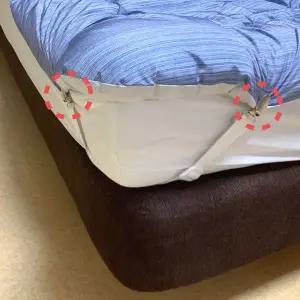 [콩심팥심]일자형 침대시트 고정밴드 4P