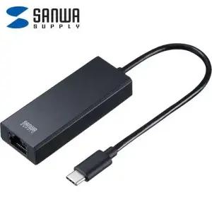 SANWA USB 3.0 C타입 2.5G 기가비트 유선 랜카드 WFLLYBF