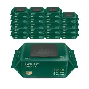 슈퍼대디 엑설런트 센시티브 물티슈 70매 20팩 82g 434787 261453