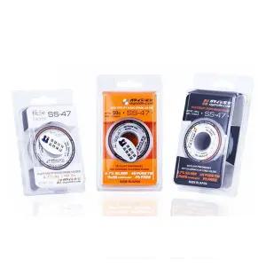 SS-47 시리즈 4.7% 실버 오디오 발열 이어폰 솔더 와이어 직경 1.0mm 20G50G100G