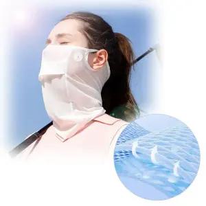 골프얼굴가리개 자외선차단 골프 스포츠 쿨마스크 얼굴 목 햇빛가리개