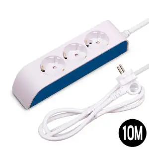 [하프클럽/알티피아]멀티탭 선이 안전한 하이탭 콘센트 3구 10M (16A)