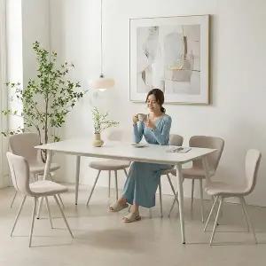 폴로 포세린 세라믹 6인용 식탁세트(앤디의자6)