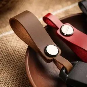 가죽 브릿지 스트랩 키링 열쇠걸이 키줄 소품걸이