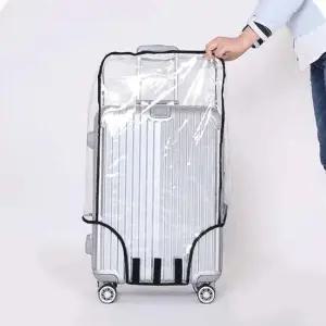 투명 방수 캐리어커버 24형 방수 캐리어보호커버 생활용품 가정용품 생필품