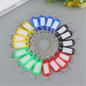 사물함 열쇠고리 캐리어 이름 라벨링 네임택 10P 열쇠고리 네임택 키링 다용도열쇠고리 캐리어네임택