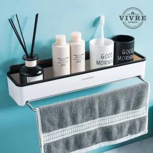 비블코리아 부착식 다용 욕실선반 수건걸이 트렌스폼 용선반 화장실 주방 부엌 소품 수납 정리 정리함 수납