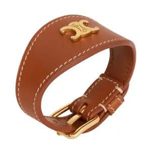 셀린느 레 퀴르 브레이슬릿 탠 가죽 여성 팔찌 461CR3BCF 04GT