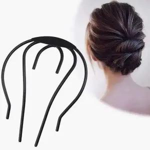 [셀러에이드]올림머리 U자 올림머리핀 업스타일 로우번 반묶음