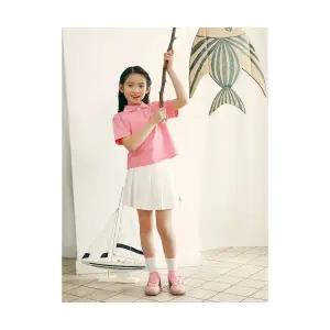 빈폴 키즈 BI5342G10Y 여아 피케 반팔 상하세트 라이트 핑크 906012