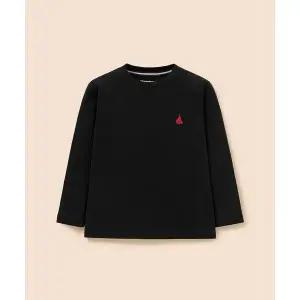 빈폴 키즈 BI6141UE25 [Essential] 수피마 베이직 긴소매 티셔츠 블랙 906102