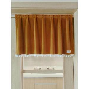 벨벳 숏커튼스티커 숏커튼반커튼볼록창커튼 펀칭프리솔리드복고