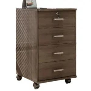 이동형서랍 원목서랍장 원목수납장 바퀴수납장 책상 사무실 보조 전신 목재