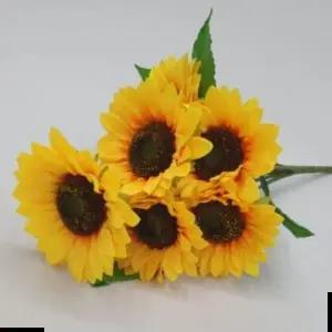 인테리어조화 1가지 해바라기 조화 인테리어 DIY 데코 가짜 꽃 식물