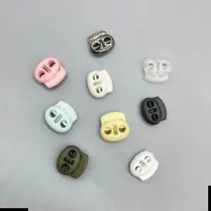 조이개 bns 신발 의류 가방 끈 조절기 돼지코 스토퍼 (블랙/화이트/클리어/)