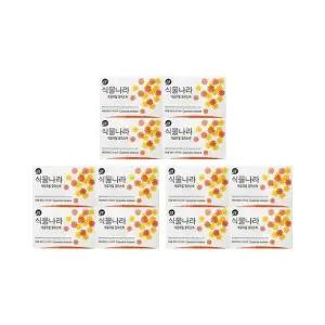 [해피바스]식물나라 비누 캐모마일 모이스처 90g 4입 x3 /세안비누