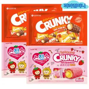 크런키 초코바미니(27입)405gx2봉+딸기앤바나나(19입)313gx2봉