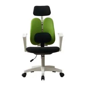 A003 화이트바디 마블방석 헤드요추 메쉬 사무용의자