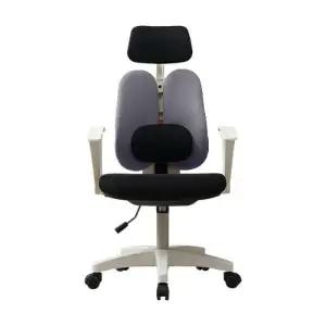 A003 화이트바디 발포방석 헤드요추 메쉬 사무용의자