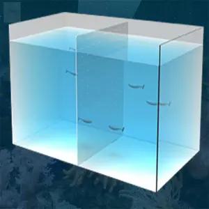 키템 치어격리 아크릴칸막이 1-어항칸막-289X438MM 치어보호 어항액세서리 물고기격리