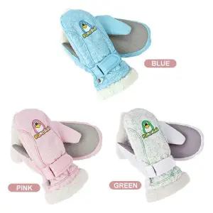 영창레포츠 PM-4016 펭귄 유아동 벙이리장갑 남녀공용 스키 눈썰매 /겨울철 방한