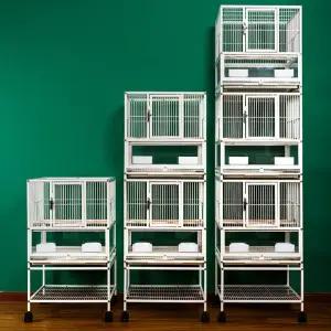 앵무새장 싱글 대형 머랭 이동장 앵무새집 사육 세트 둥지 철제