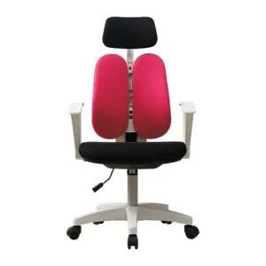 A003 화이트바디 발포방석 헤드 메쉬 사무용의자