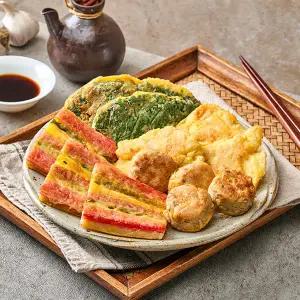 [한정수량][작심밀도]남도 수제 모듬전세트 1호 (500g x 1팩) / 동그랑땡전.동태전.깻잎전.꼬치전