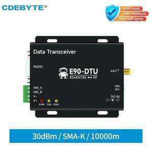 a 30dBm 모뎀 RS232 RS485 868MHz 915MHz E90-DTU900SL30 RSSI 릴레이 IoT Uhf 무선 트랜시버 RF 송신기