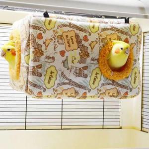 대형 앵무새 집 방한 둥지 새장 포치 침대 따뜻한 하우스