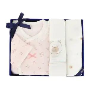 [갤러리아] (말띠,임신축하,태교,출산)솔솔모달배냇저고리,쁘링손수건10장세트(A1C-10109)