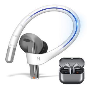 갤럭시 버드 3 프로 (2024) 티타늄 메모리 (2025)용 포함, 및 화이트 후크, 합금 스포츠 미끄럼 FE 핏 랜야드 방지 이어 편안한 분실