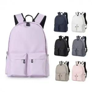 (색상 그레이)YIC86 트랜디한 캐주얼 남녀 백팩 학생 책가방 배낭