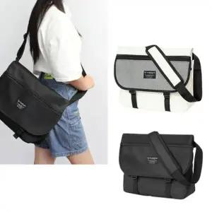 (색상 아이보리)BM48 캐주얼 남성 여성 크로스백 메신저백 보조가방