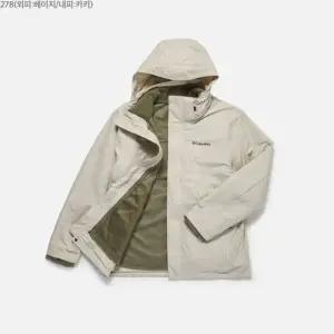 [갤러리아] 컬럼비아 남성 3n1 인터체인지 방수자켓 XE8780