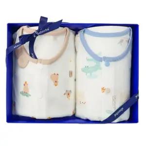 [갤러리아] (압소바출산,백일,돌,유아내의세트)샤팟7부내의+카푸슬림내의세트(A1B-10380SET)