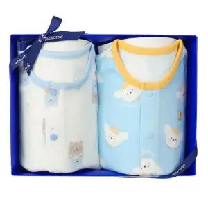 [갤러리아] (압소바내의,유아내의세트)곰돌코튼모달슬림내의+도도내의블루2종세트(A1A-10384SET)