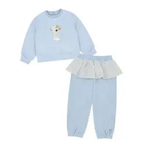 [갤러리아] 프렌치캣 소프트벨벳상하세트 스카이블루 Q56DDT130/Q56DDP070