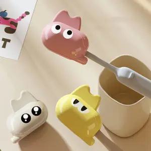 여행용 칫솔캡 3종세트 위생캡 칫솔커버 출장 외출 케이스