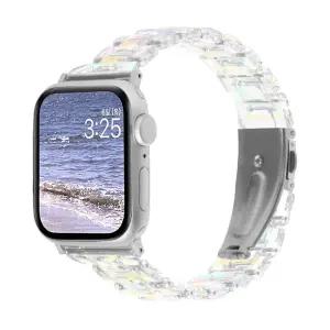 애플워치 10 9 8 7 SE SE 2 6 5 4 호환 투명 오로라 스트랩 38 40 41 42 44 45 mm