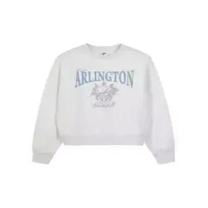 폴햄 polham 여성) 플리스 빅그래픽 크롭 맨투맨PHE4TR2010