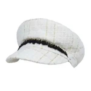 사계절빵모자 여성마도로스모자 여성 스티치 단추 빵모자