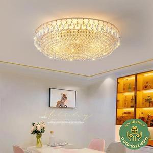 현대적인 럭셔리 크리스탈 LED 천장 샹들리에 거실 침실 주방용 홈 데코 조명