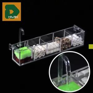 투명한 여과기 5구 산소 아크릴 미니 물 거북이 스펀지 순환 상면여과기 수조 어항 베타 발생기 기포 공급